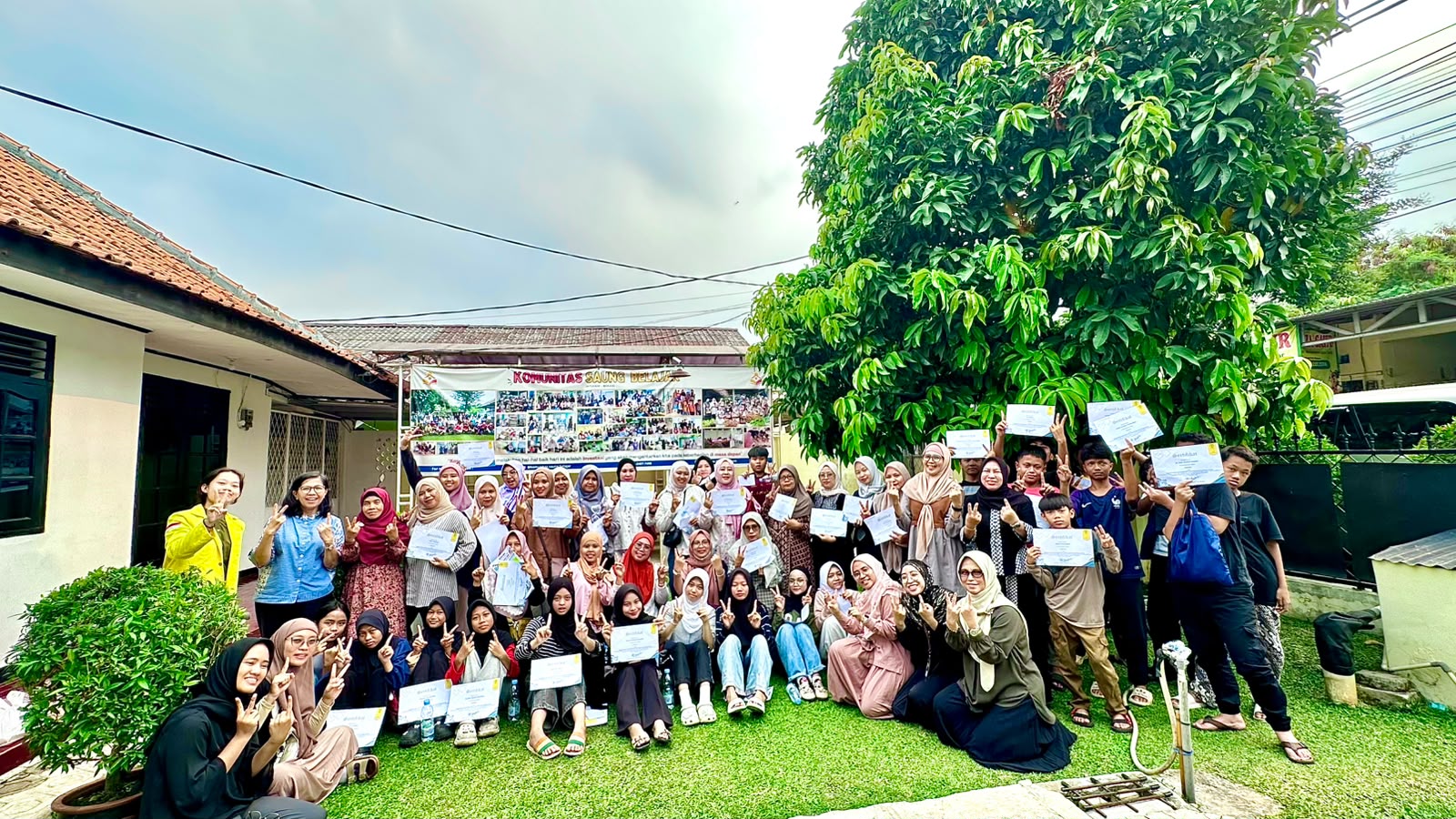 Community-based prevention programme on gaming and tobacco addiction at Komunitas Saung Belajar Bekasi